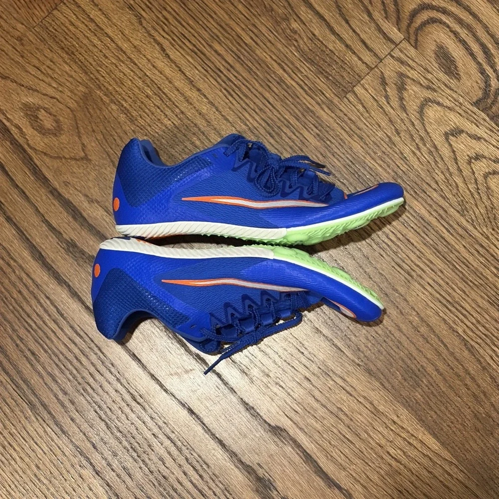 Nike Zoom Rival Sprint Track Spikes Shoes Blue White Men's Size 9 DC8753-401